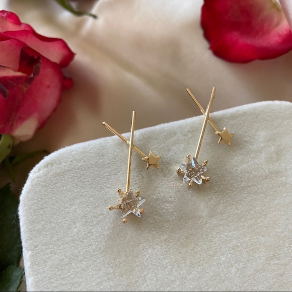 Myth X Dream Jewelry - 💙Sterling Silver Post Glass Cross Earrings